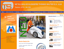 Tablet Screenshot of metallbau-sauter.de
